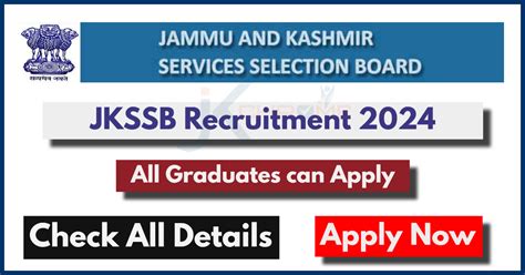 Jkssb Recruitment 2024 Notification Out And How To Apply Jk Notifier