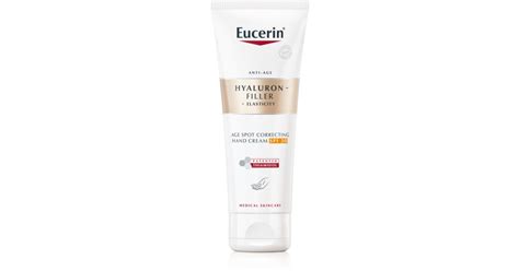 Eucerin Hyaluron Filler Elasticity Handcreme Gegen Pigment Flecken Spf