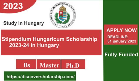 Stipendium Hungaricum Scholarship 2023 24 Discover Scholarships