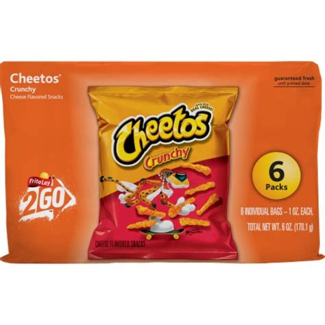 Cheetos Crunchy Cheese Flavored Snacks 6 Ct 1 Oz Ralphs