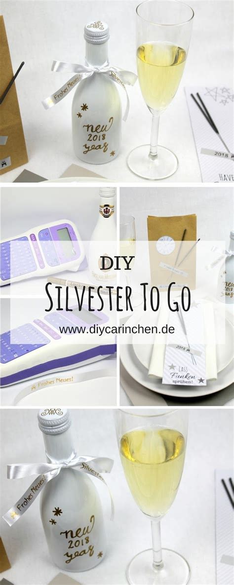 DIY 3 schnelle und einfache Bastelideen für Silvester selber machen