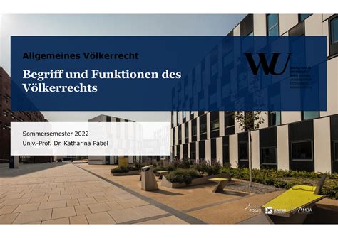 Folien Einheit 1 Begriff und Funktionen des Völkerrechts Allgemeines