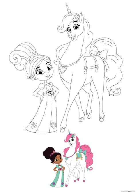 Nella The Princess Knight Coloring Page Printable