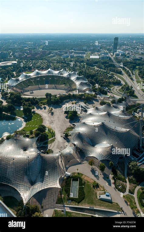 Olympic stadium olympiastadion munich munich hi-res stock photography ...