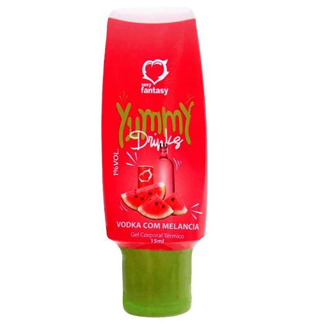 Yummy Gel Termico Vodka Melancia Ml Bazar Do Prazer L