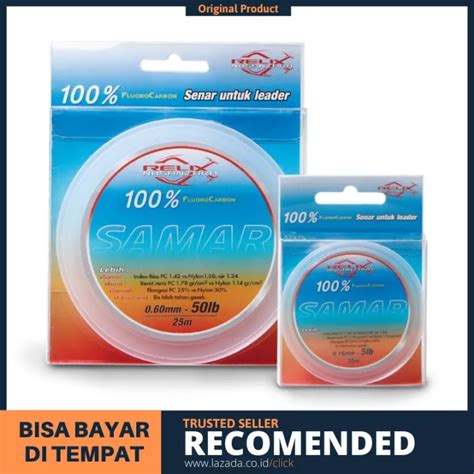 Senar Pancing Leader 100 Fluorocarbon Relix Nusantara Samar Original