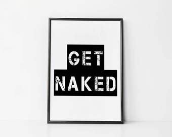 Get Naked Quote Etsy