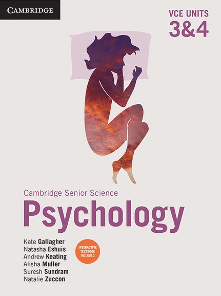 Buy Book CAMBRIDGE SENIOR SCIENCE PSYCHOLOGY VCE UNITS 3 4 STUDENT