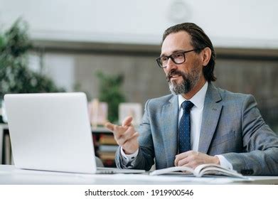 Mature Professional Man Business Attire Engaged Stock Photo Shutterstock