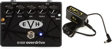 MXR EVH 5150 Overdrive Pedal Bundle With Truetone 1 SPOT Slim Reverb