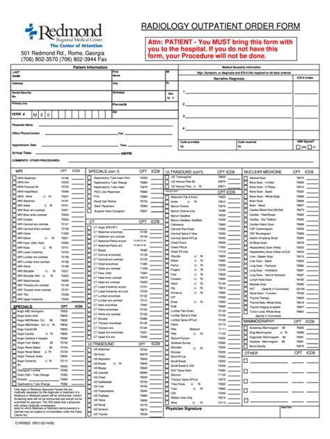 Printable Humana Radiology Precertification Request Form Printable