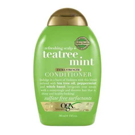 Ogx Extra Strength Refreshing Scalp Teatree Mint Daily Conditioner With Peppermint Oil And Witch