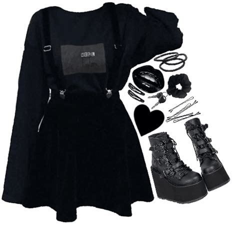 Cute Aesthetic Emo Outfits : It makes us look thinner, it is all time ...