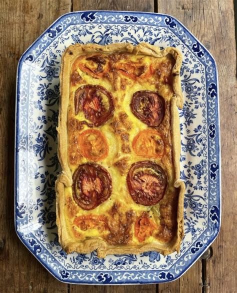 Deep Dish Cheese And Tomato Flan Lavender And Lovage