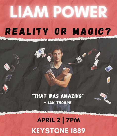 Liam Power - Reality or Magic? | KeyStone est. 1889