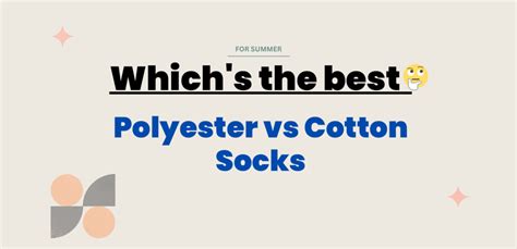 Polyester vs Cotton Socks