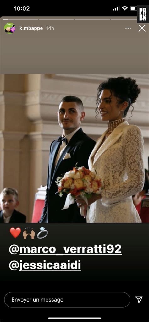 Marco Verratti Et Jessica Aidi Mari S Kylian Mbapp Et Zlatan