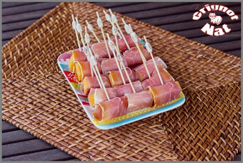 Mini Brochettes De Melon Au Jambon Cru Grignot Nat