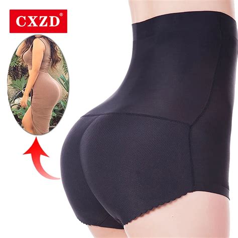 Cxzd Fake Ass Seamless Butt Lift Briefs Para Mulheres Cueca De Cintura