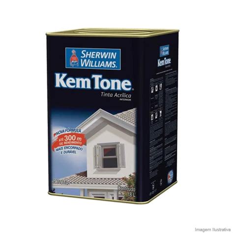 Pre O De Tinta Acr Lica Kem Tone Preta L Sherwin Williams Aecweb