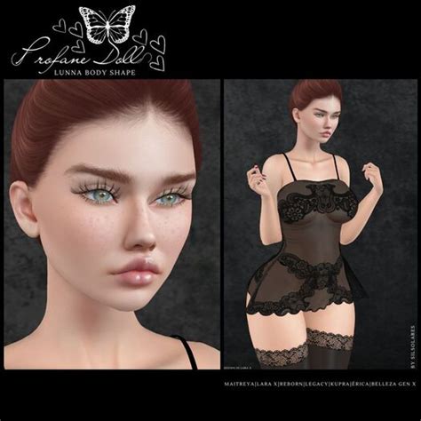 Second Life Marketplace Profane Doll Body Shape Lunna Lel Head Evox