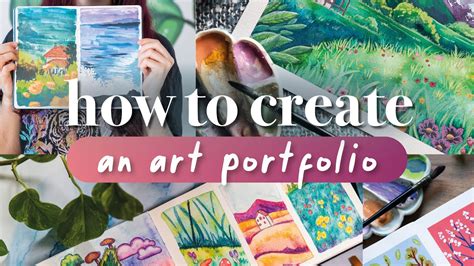 How To Create An Art Portfolio Step By Step Tutorial Youtube