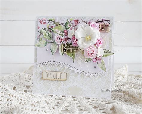 kartka uniwersalna intrygujące scrapbooking ღ art Madam pl