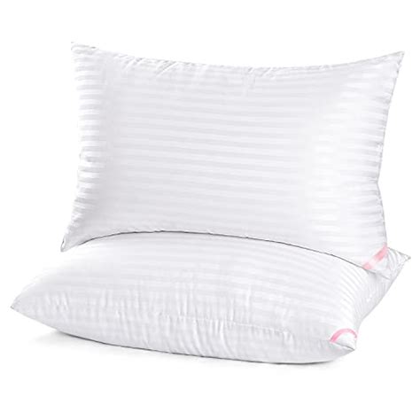 Eiue Hotel Collection Bed Pillows For Sleeping Pack Queen Size