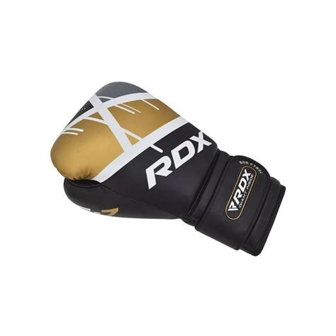 Guantes De Boxeo F7 Rdx Negro Dorado 12oz Promart