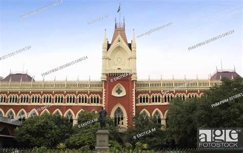 Facade of a high court building, Calcutta High Court, Kolkata, West ...