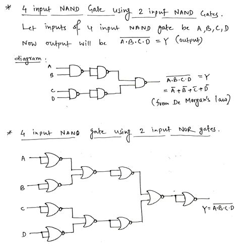 [solved] Design The Logical Function Of A Nand Gate Or A Nor Gate With Four Course Hero