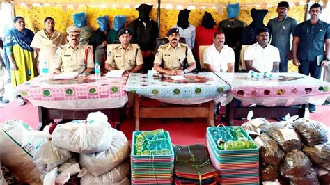 Seized Four Quintals Of Ganja Arrested Eight Indtoday