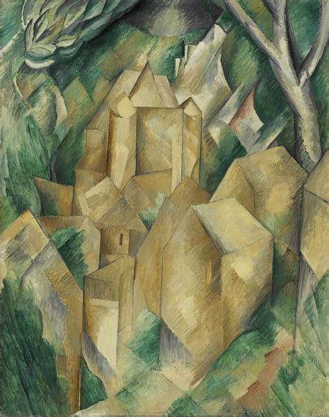 Georges Braque 18821963 Le Château de la Roche Guyon 1909 Oil on