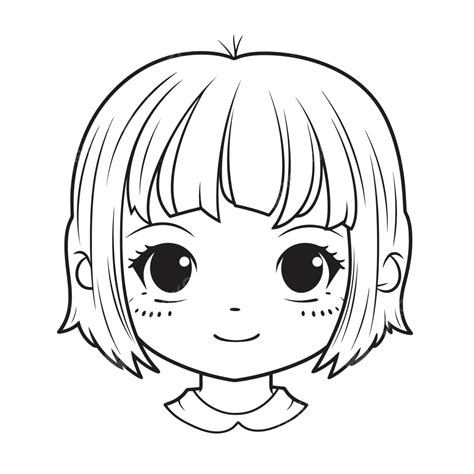 Anime Kids Coloring Pages Anime Girl Outline Sketch Drawing, 41% OFF