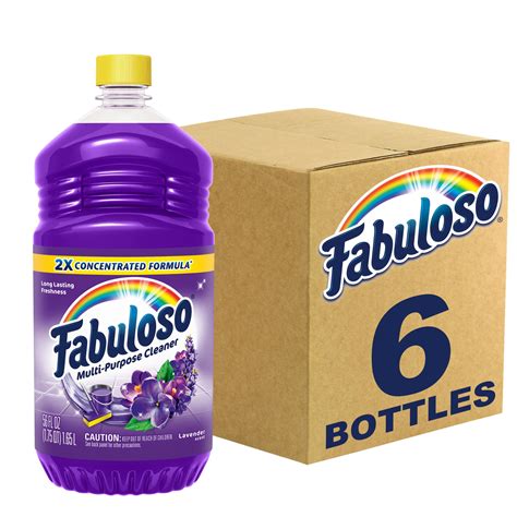 Fabuloso All Purpose Cleaner Liquid 56 Fl Oz 18 Quart Lavender