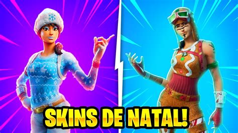 10 MELHORES SKINS DE NATAL DO FORTNITE YouTube