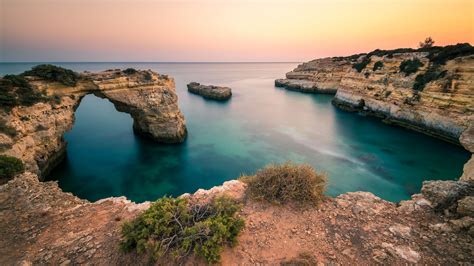 Beach Rocks Cliff Hd Wallpapers Wallpaper Cave