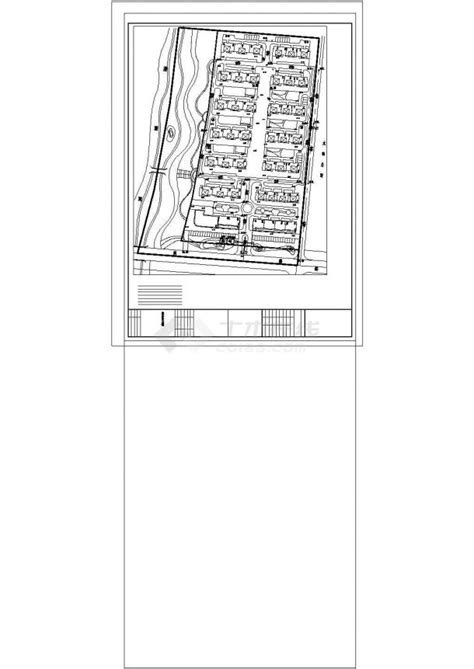 某小区室外热力网工程施工cad图设计住宅小区土木在线