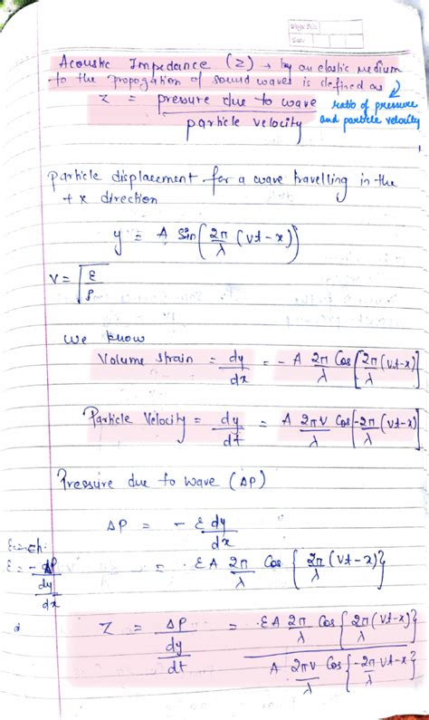 acoustic impedance