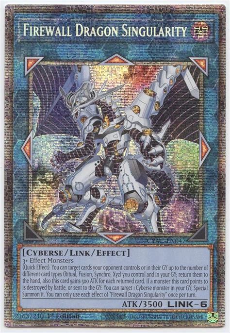 Amazon Firewall Dragon Singularity CYAC EN047 Starlight Rare