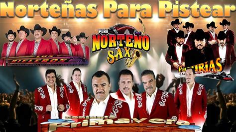 Conjunto Primavera Y Los Rieleros Del Norte Y Polo Urias Puras