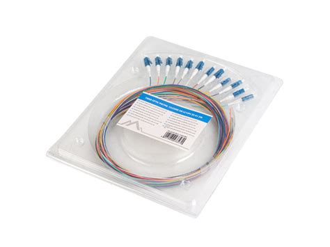 PIGTAIL FIBER OPTIC SM LC UPC SEMI TIGHT 9 125 G657A1 12X2M MULTICOLOUR