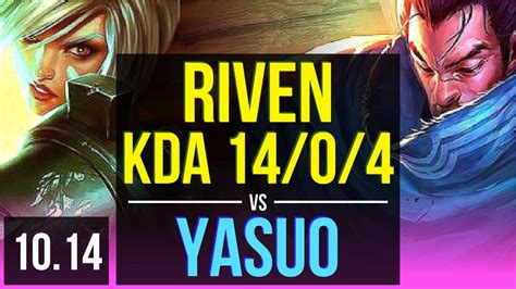 Riven Vs Yasuo Mid Kda M Mastery Points Early Solo