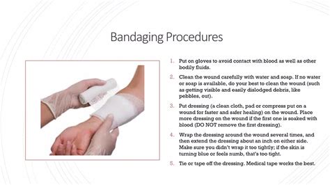 First Aid 09 Bandaging Procedures Youtube