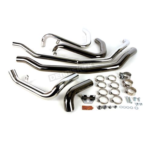 Bassani True Dual Down Under Exhaust System W Straight Can Muffler 1f13mt Harley Davidson