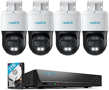 Amazon REOLINK 4K PTZ Security Cameras System IP PoE Outdoor