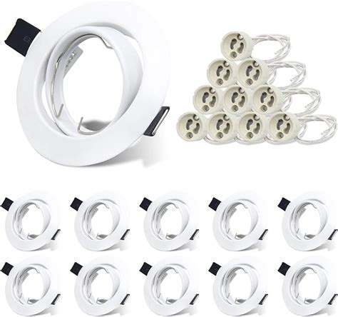 Allesgute Er Led Einbaustrahler Rahmen Set Einbaurahmen Gu Wei