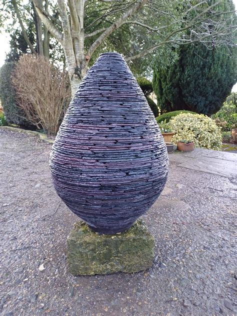 Slate Cone By William Johnston Cotswold Sculpture Park Ltd