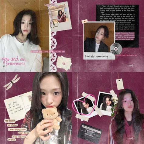 Moodboard Design Ahyeon By Scribbnle On Telegram Di Gambar