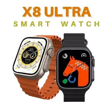 Smartwatch X8 Ultra Pant 2 08 Gps Ip68 Nfc Naranja Generico